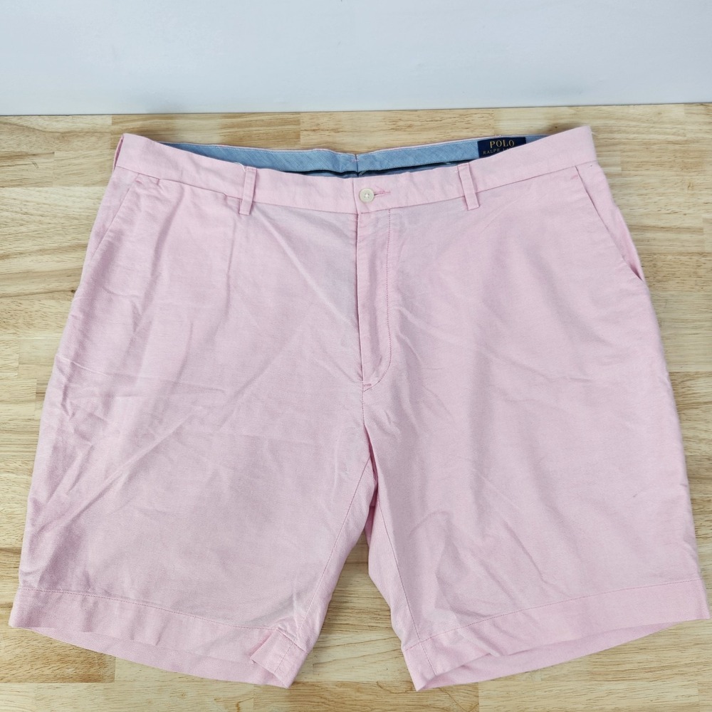 Polo Ralph Lauren Classic Fit 9" Chino Shorts Mens Size 40 Pink
